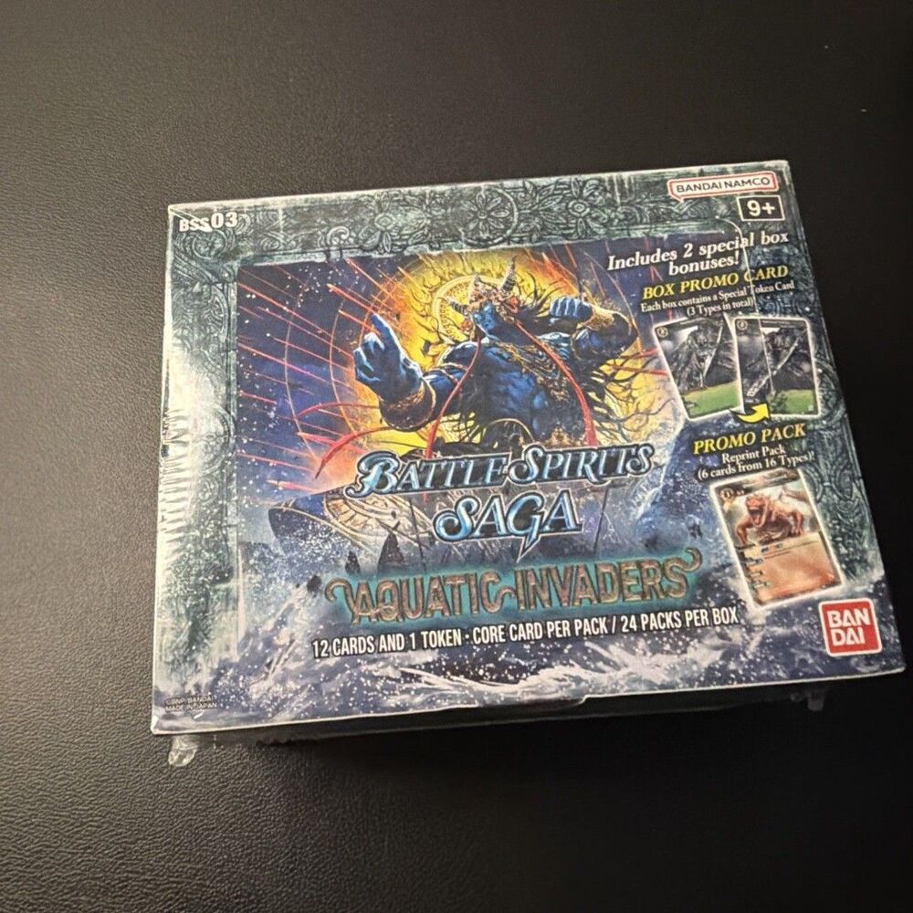 Battle Spirits Saga Aquatic Invaders Booster Display Box, 24 Packs, English